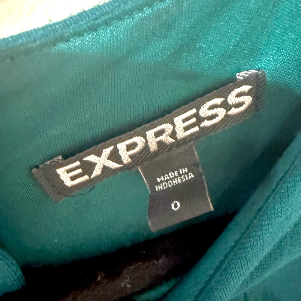 Express Teal Midi Dress - Picture 4 of 6